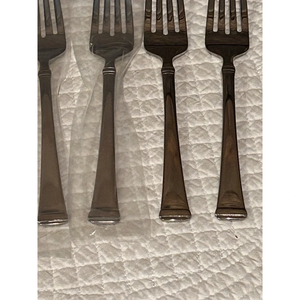 Mikasa‎ HARMONY FROST Set of 4 Salad Forks 7 1/2
